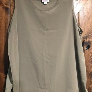 Maggie Sweet Women's Top Size 3X Taupe